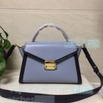 Konckoff Michael Kors Whitney Blue Leather Ladies Bat Ear Bag